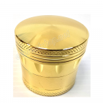 Metal Tobacco Grinder 4 Parts 40 mm * Gold Color *
