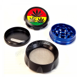 Tobacco Metal Grinder 3 parts With Filter * Jamaican Leaves - Image 2