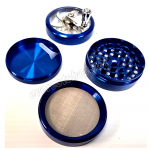 Manual Metal Tobacco Grinder 63 mm * Assorted Colors * - Image 2