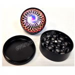 Tobacco Metal Grinder 3 parts With Filter * Sunkiss - Image 2