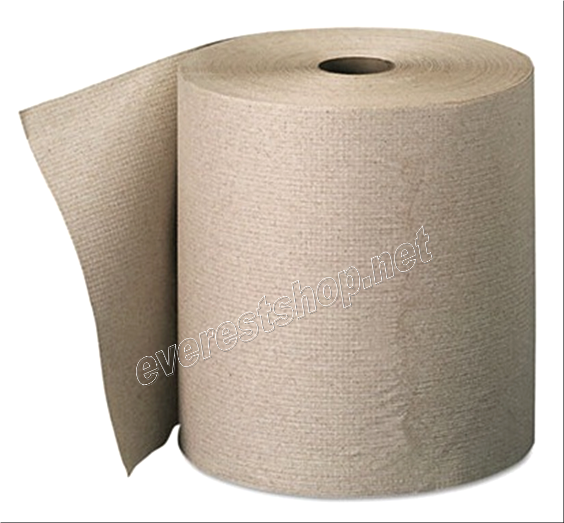 JUMBO_KRAFT_PAPER_ROLL Jumbo Paper Towel 1 ply * Kraft Color * 3 Rolls - Image 1