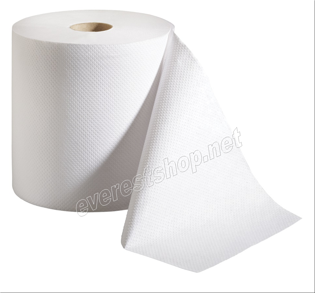 JUMBO_WHITE_PAPER_ROLL Jumbo Paper Towel 1 ply * White Color * 3 Rolls - Image 1