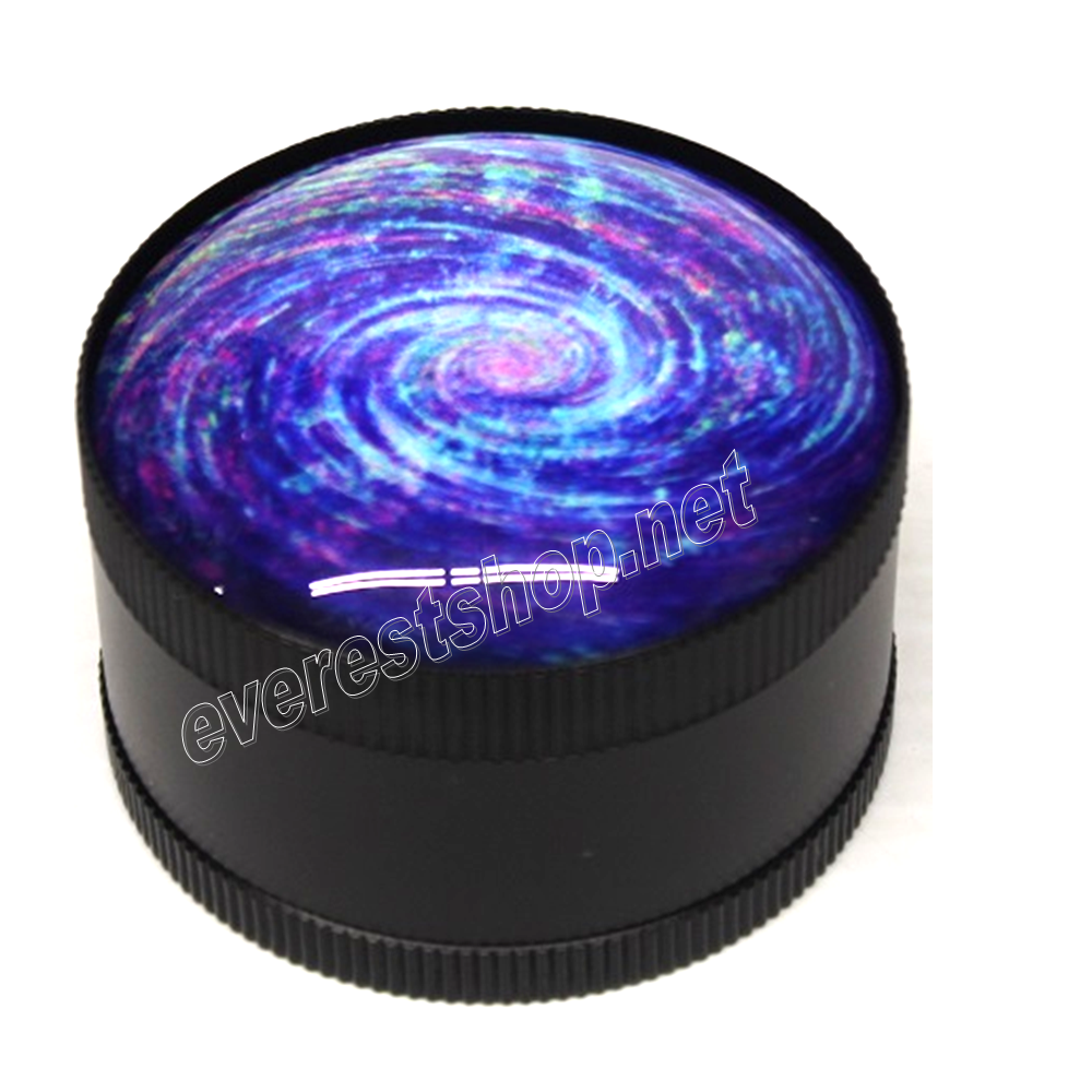 TOBACCO GRINDER GALAXY Tobacco Metal Grinder 3 parts With Filter * Galaxy - Image 1