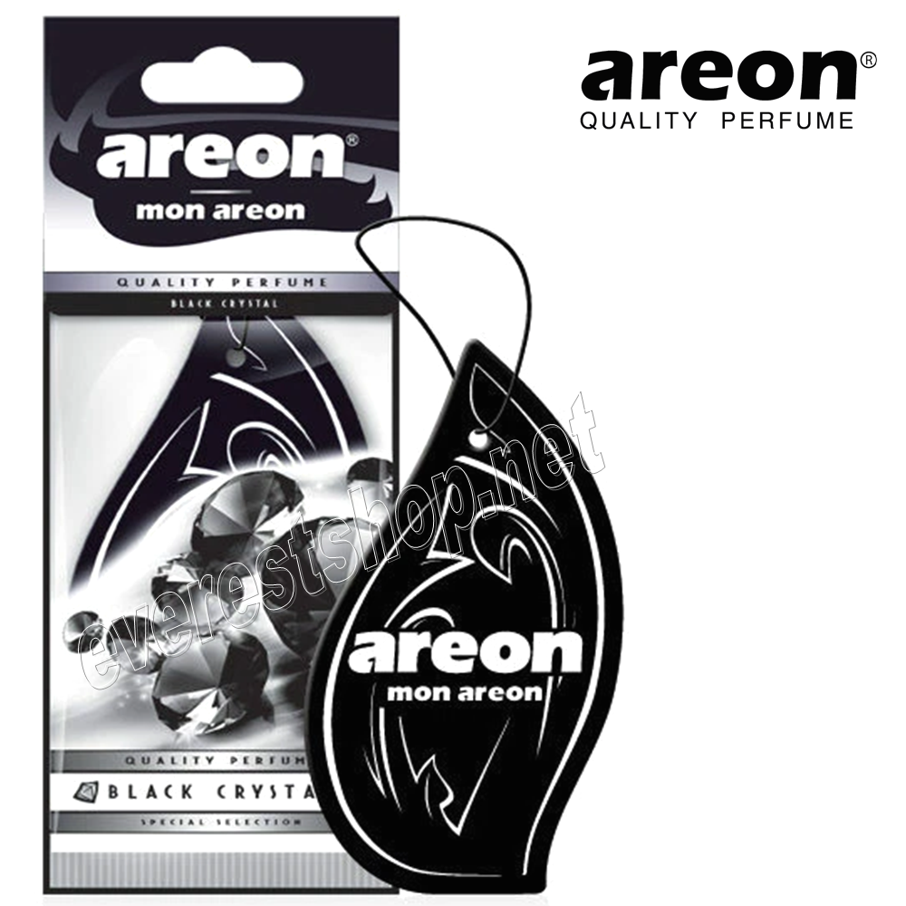 AREON CAR FRESHENER BLACK CRYSTAL Areon Sport Lux Car Air Freshener * Black Crystal * 12 pcs - Image 1