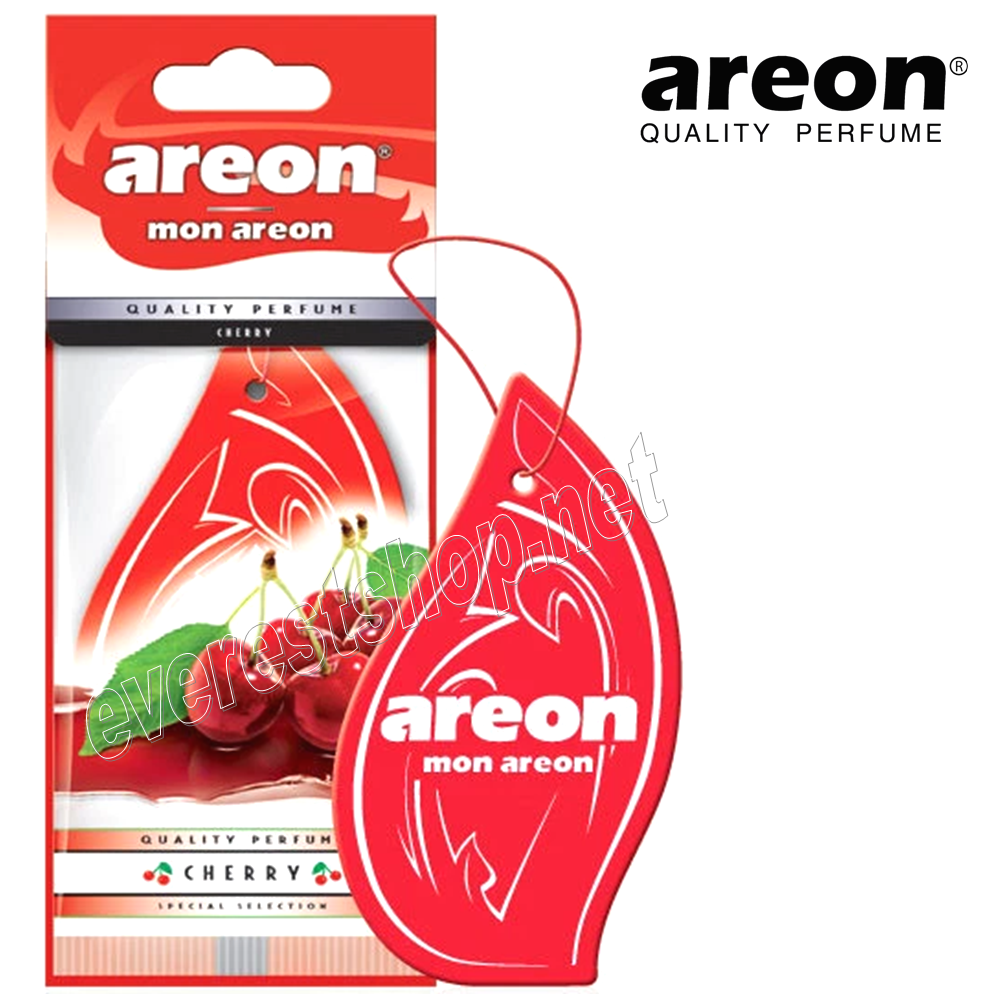 AREON CAR FRESHENER CHERRY Areon Sport Lux Car Air Freshener * Cherry * 12 pcs - Image 1
