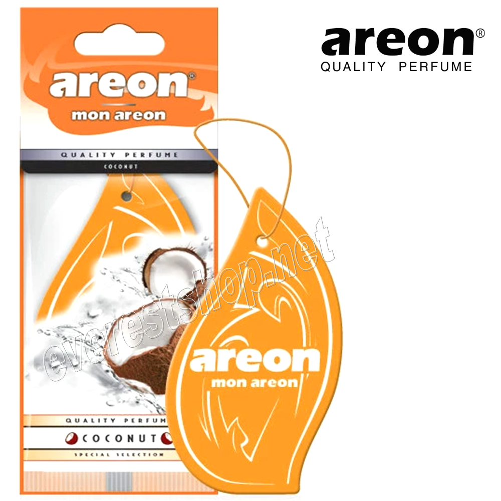 AREON CAR FRESHENER COCONUT Areon Sport Lux Car Air Freshener * Coconut * 12 pcs - Image 1