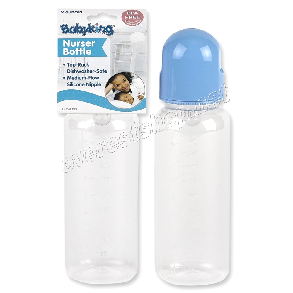 BK BABY BOTTLE PLAIN BK Baby Bottles Plain Single Pack * Model 4 * 2 Pcs - Image 1