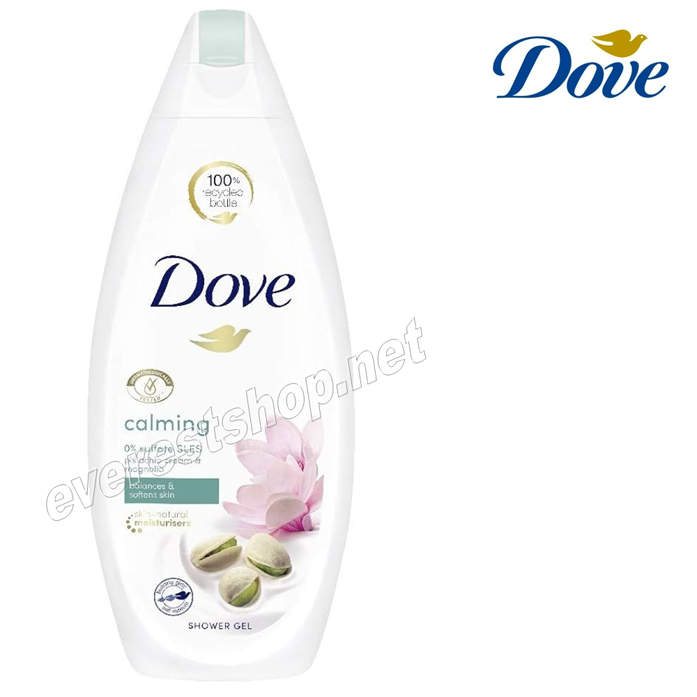 DOVE SHOWER GEL 400 ML CALMING Dove Shower Cream 400 ml * Calming * 2 pcs - Image 1
