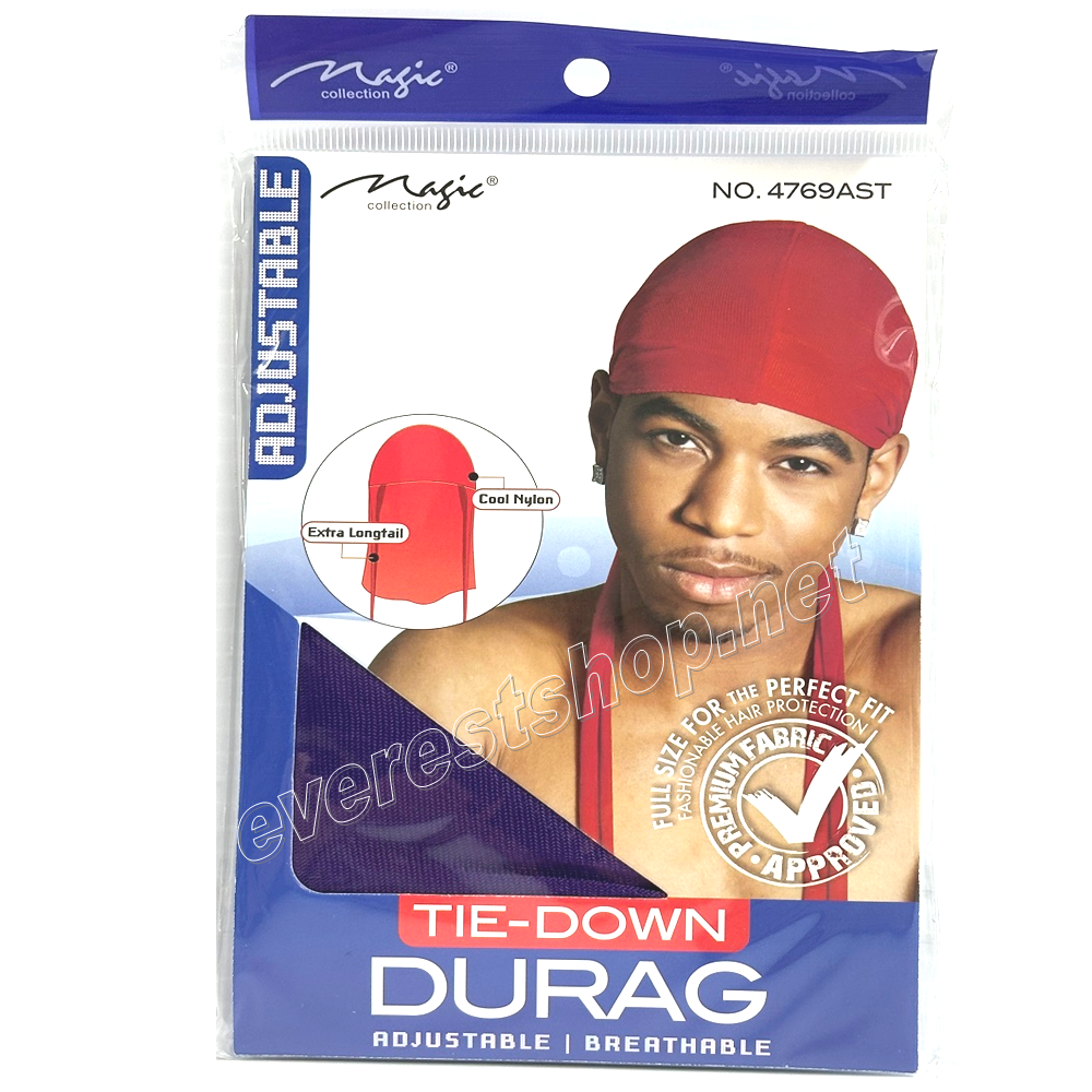 DURAG NAVY Durag Sport Tie Down Cap * Navy * 2 pcs - Image 1