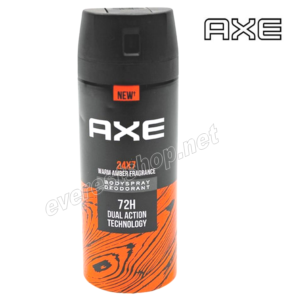 AXE BODY SPRAY FOR MEN WARM AMBER Axe Deodorant Body Spray For Men 150 ml * Warm Amber * 2 pcs - Image 1