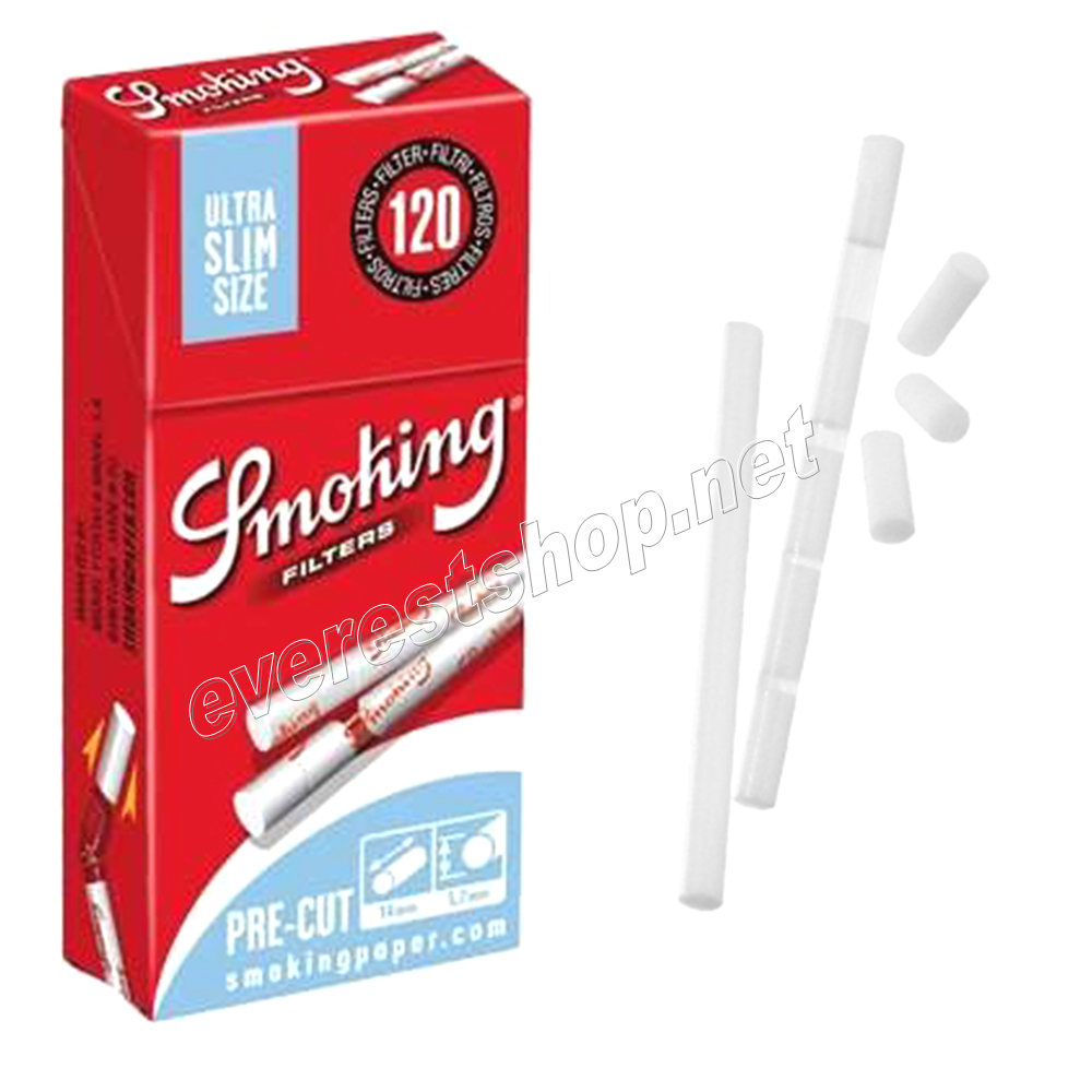 SMOKING FILTER SINGLE Smoking Filter Tips Cigarette Filters 120 Filters Pack * 2 Packs - Image 1